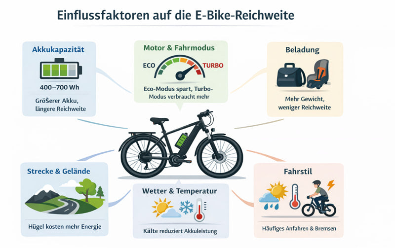 Wie weit reicht die Reichweite eines Elektrofahrrads wirklich?