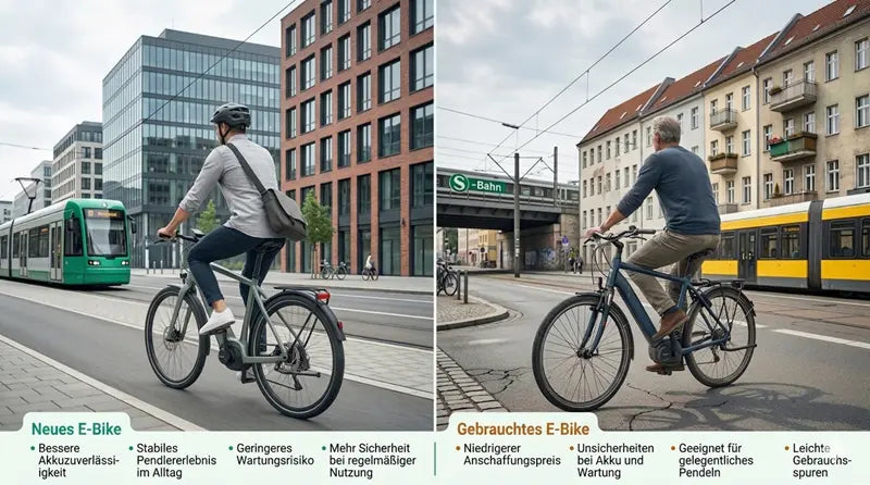 Neues oder gebrauchtes E-Bike – was lohnt sich 2026 mehr?