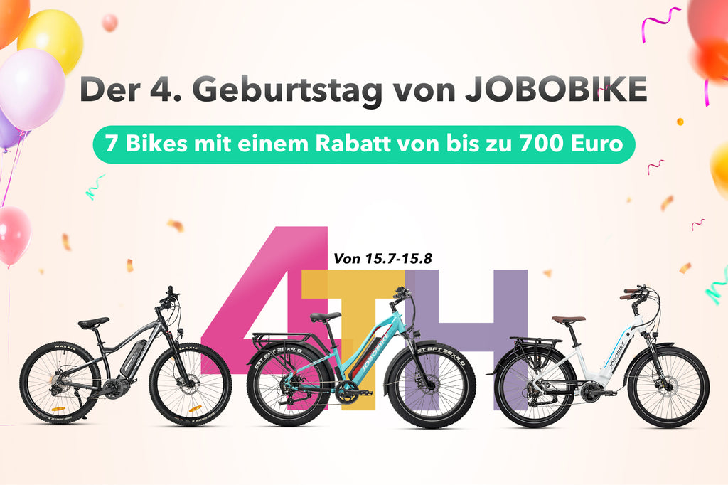Der 4. Geburtstag von JOBOBIKE