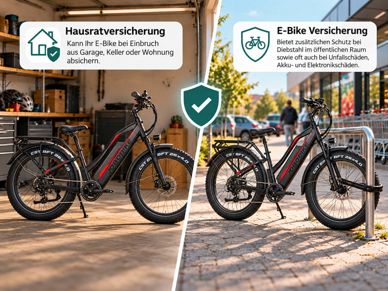 E-Bike Versicherung: Reicht die Hausratversicherung oder lohnt sich eine Zusatzversicherung?