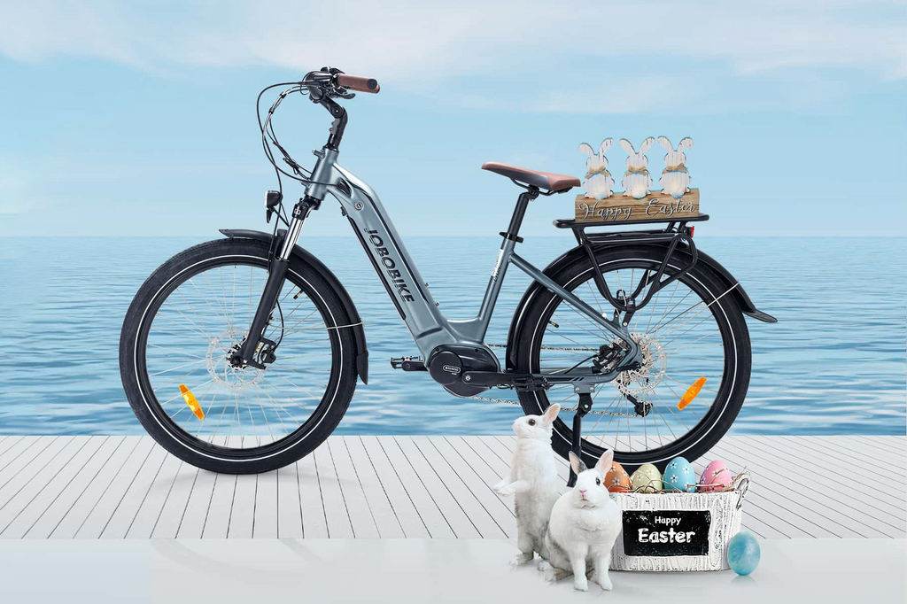 AUF DEM E-BIKE DEM OSTERHASEN NACHJAGEN