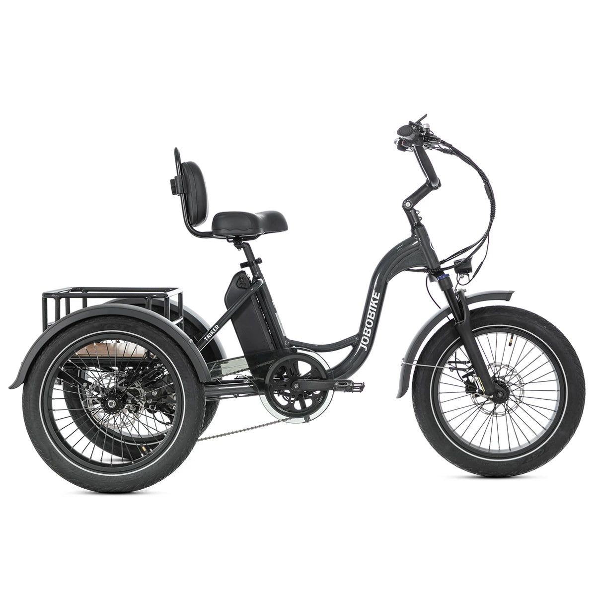 jobobike Elektro Dreirad Triker schwarz