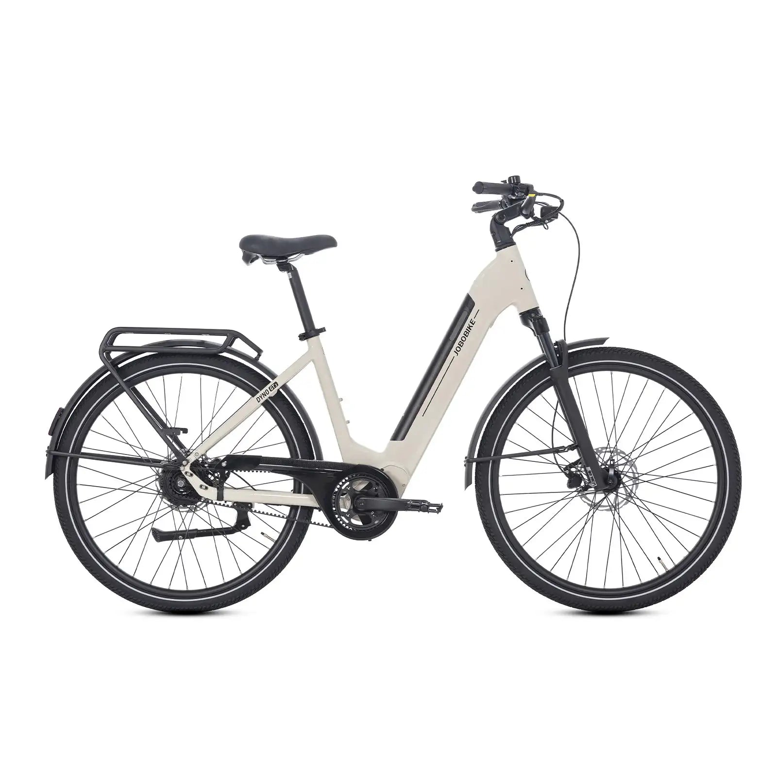 Dyno GT 2 Beige E-Bike mit Riemenantrieb für die Stadt