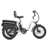 JOBOBIKE Triker Fatbike E-Dreirad in Weiß