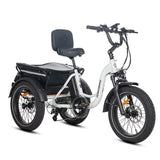 JOBOBIKE Triker mit drei Rädern und breiten Fatbike-Reifen