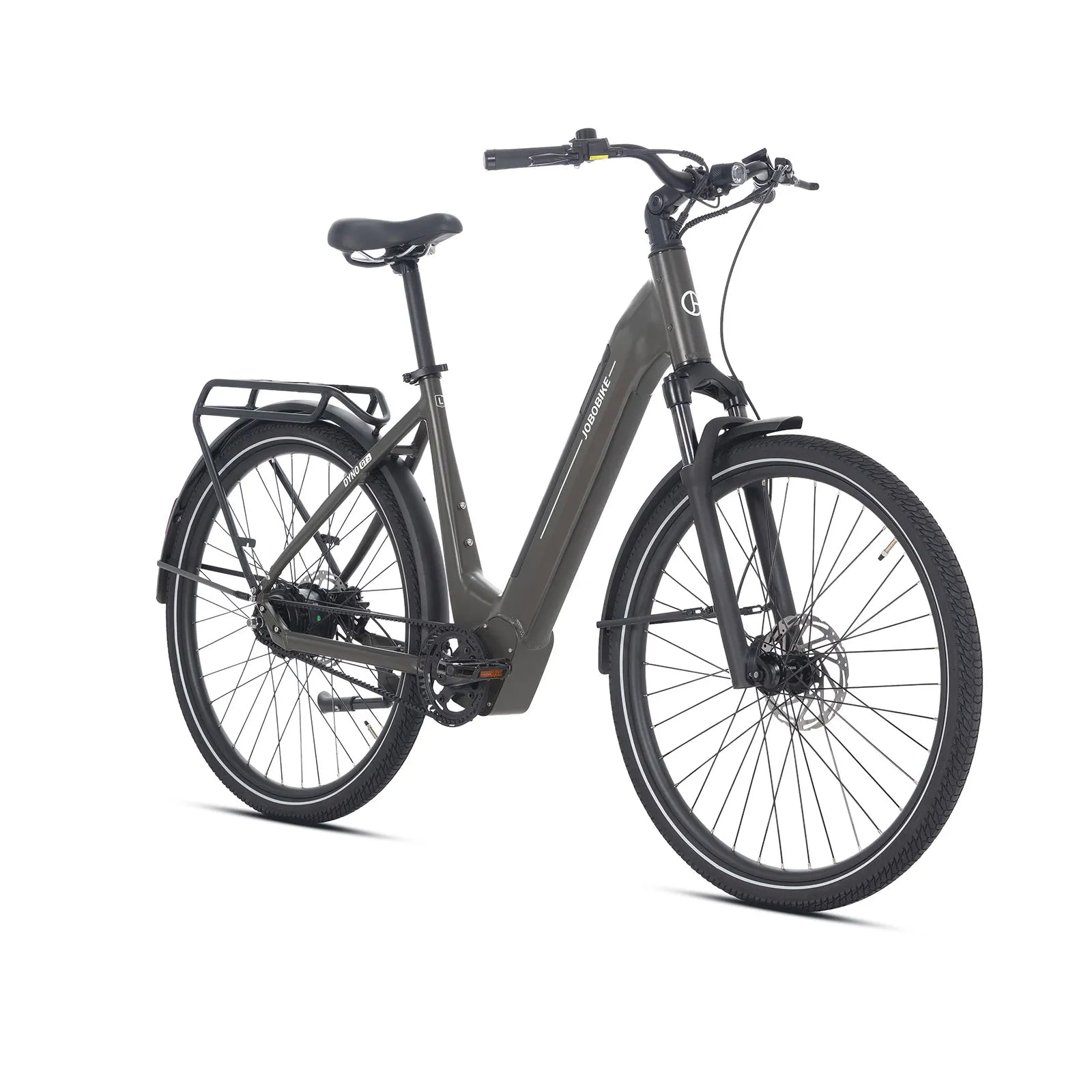 Komfortables Dyno GT Elektrofahrrad Black Olive für den Alltag