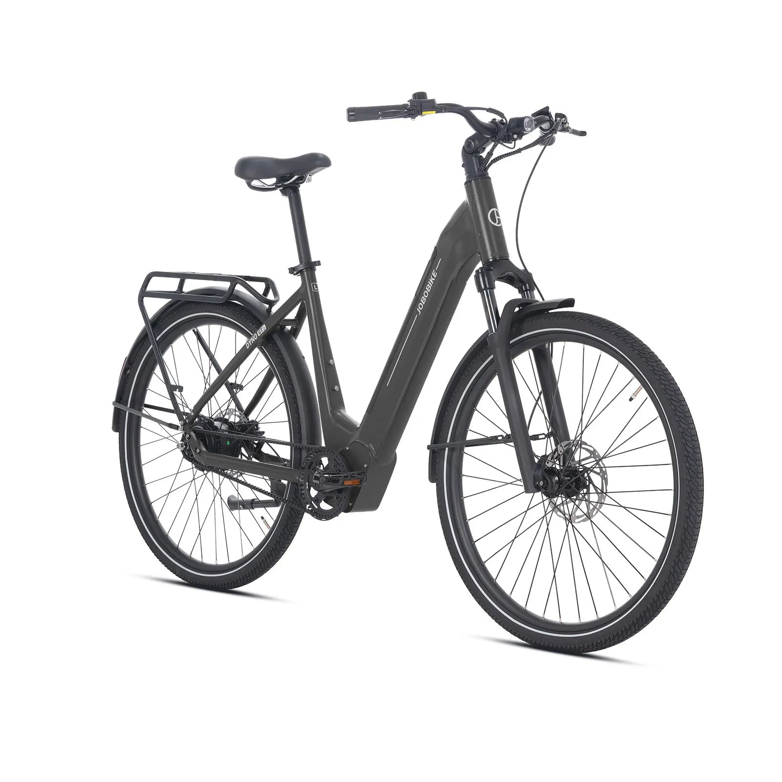 Komfortables Dyno GT Elektrofahrrad Black Olive für den Alltag
