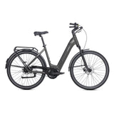 Luxe – Schwarzes Olivgrünes City-E-Bike mit wartungsarmem Riemenantrieb
